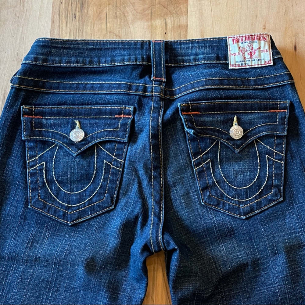 True Religion Dark Blue Women's Flare Jeans